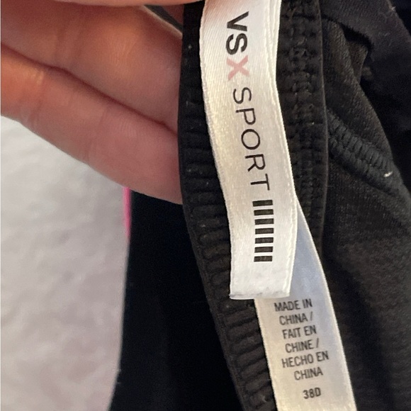 VSX Pink and Black Racerback Sports Bra - Picture 4 of 4